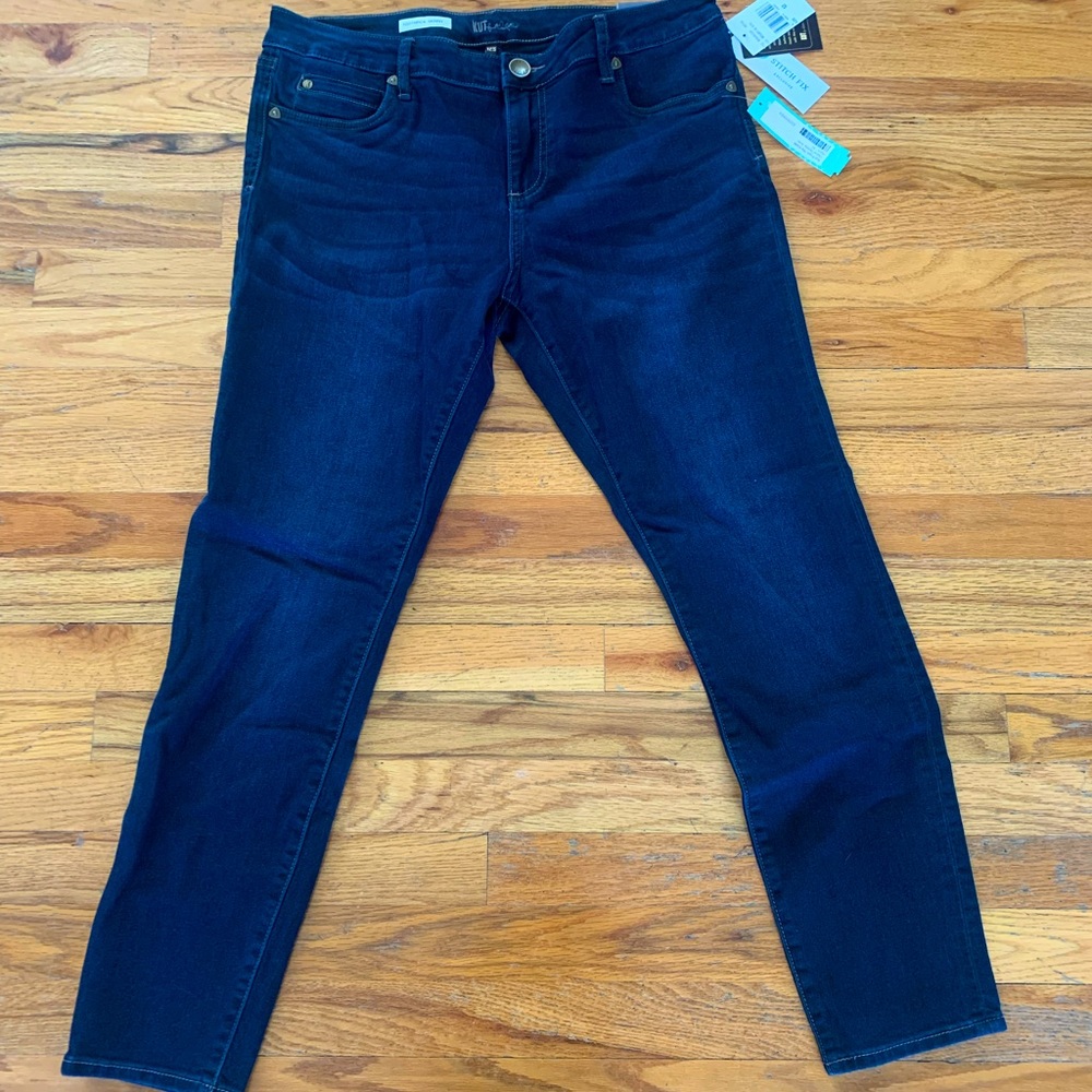 Kut From The Kloth Jeans Dayna Skinny Jeans navy size 12S NWT Stitch fix